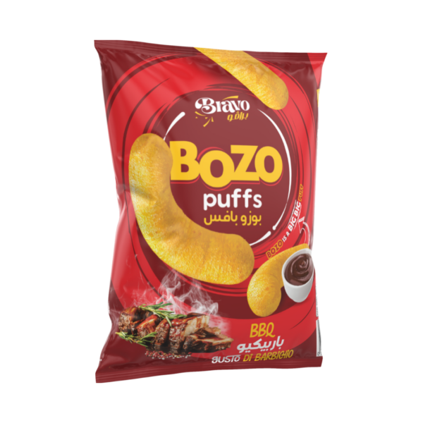 Bozo Puffs BBQ-Geschmack (Karton mit 15 Stück) – Rauchig, herzhaft und unwiderstehlich knusprig! - Image 2