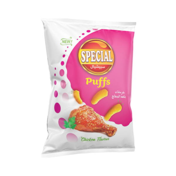 Special Puffs mit Hühnergeschmack (Karton mit 15 Stück) – knusprig, herzhaft und voller Geschmack! - Image 2