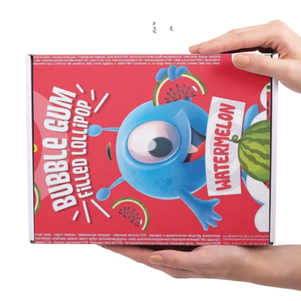 Mojo Lutscher mit Kaugummifüllung – Wassermelonengeschmack 🍉🍭 - Image 2