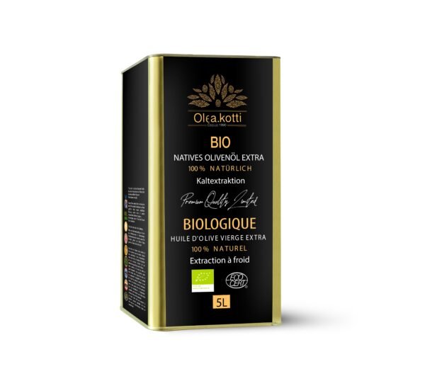 0.75 Liter Flasche Olea Kotti Organic Extra Virgin Olive Oil – Award-Winning Quality-Perfekt für Familien - Image 3