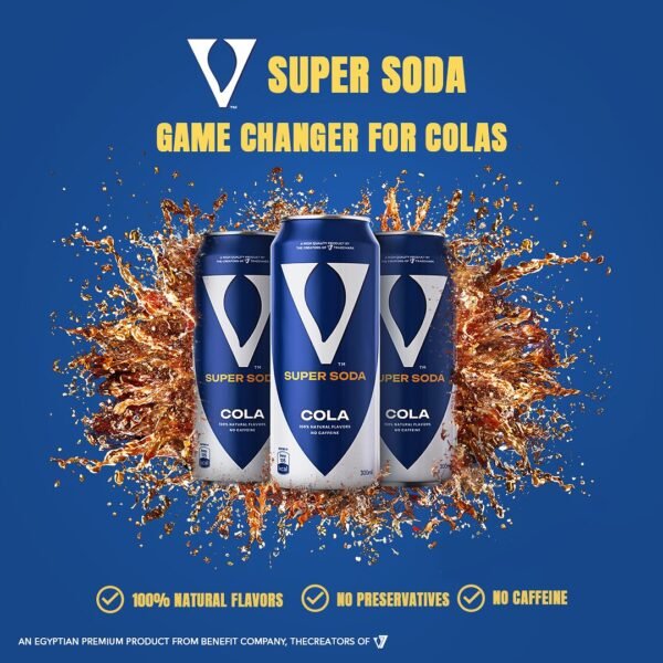 🔵 V7 Super Soda – Cola 24 Dosen - Image 3